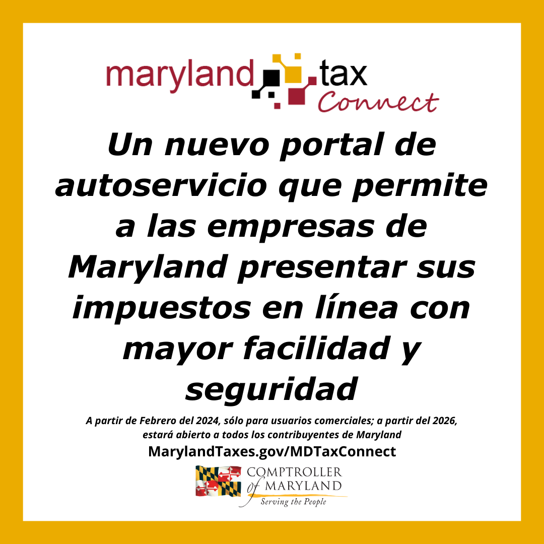 Maryland Tax Connect Spanish Image 5