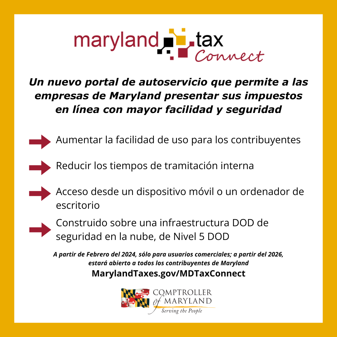 Maryland Tax Connect Spanish Image 7